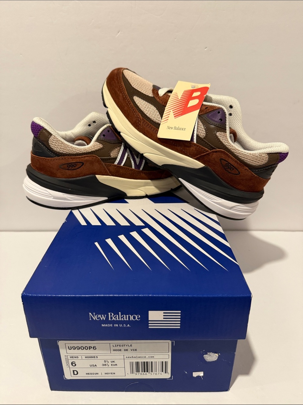 New Balance 990v6 'Rich Oak' Sz: 7.5 / 8 / 8.5 / 10.5 / 11.5 / 14 (U990OP6)